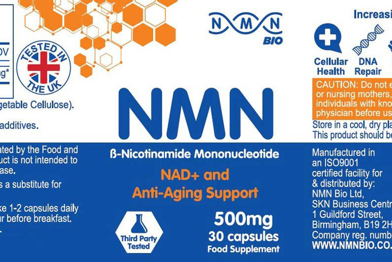 NMN (beta Nicotinamide Mononucleotide) 500mg